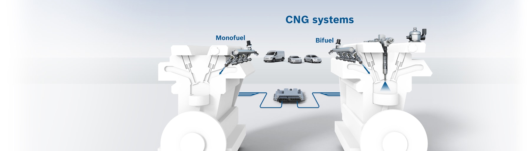 CNG systems for passenger cars and light commercial vehicles 